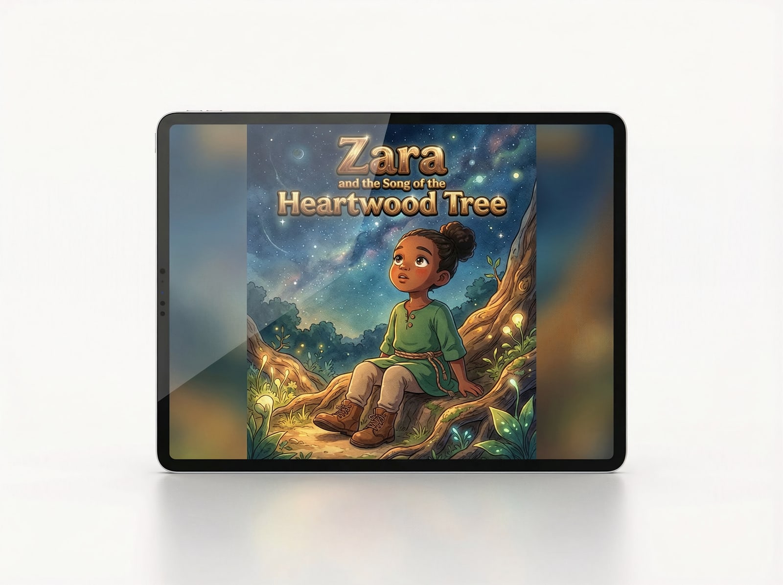 The digital edition open on a tablet